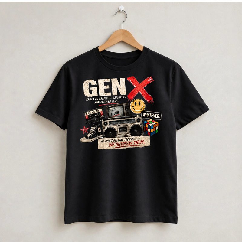 American Chaos Apparel Gen X design